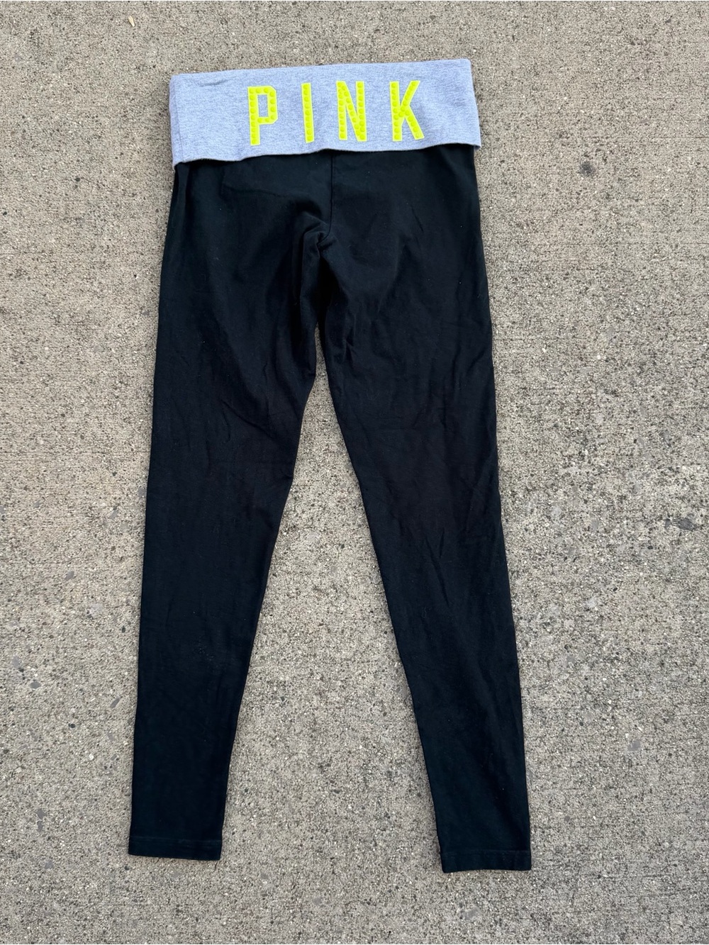 Victoria’s Secret PINK Fold Over Yoga Leggings Small - Picture 3 of 3